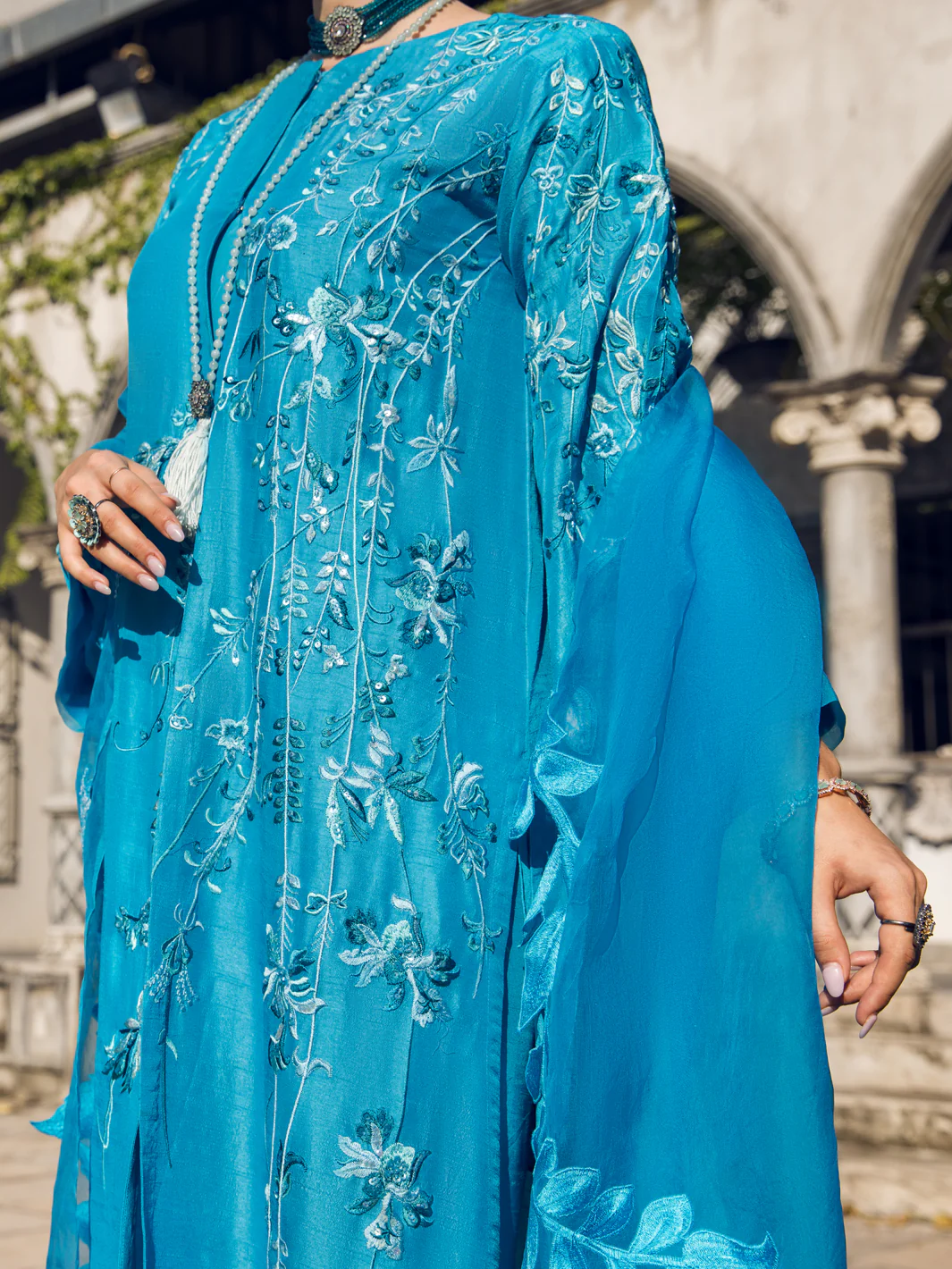 Ferozi Formal 3 Piece Unstitched - AL-3PS-LS-UN-402 - Image 3