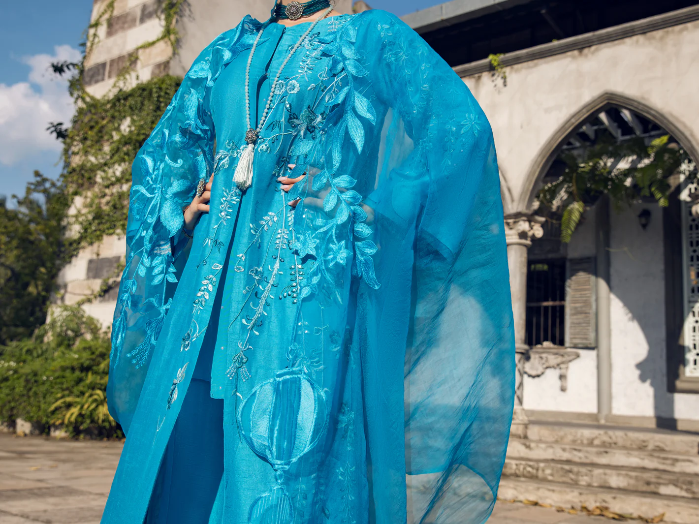 Ferozi Formal 3 Piece Unstitched - AL-3PS-LS-UN-402 - Image 4