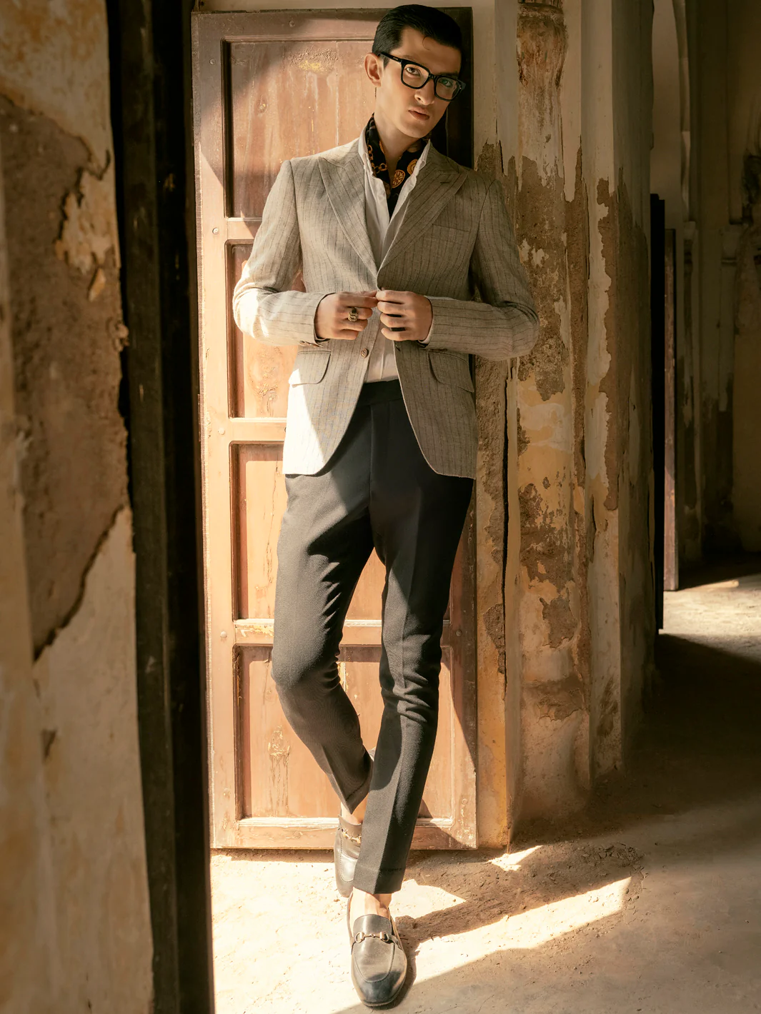 Sand Linen Blazer - AL-BLR-005 - Image 5