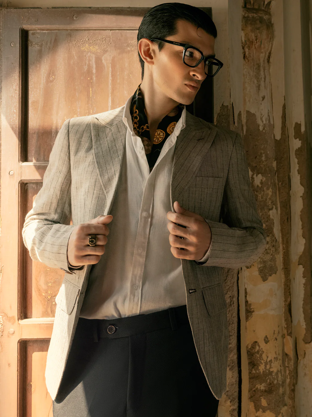 Sand Linen Blazer - AL-BLR-005 - Image 7