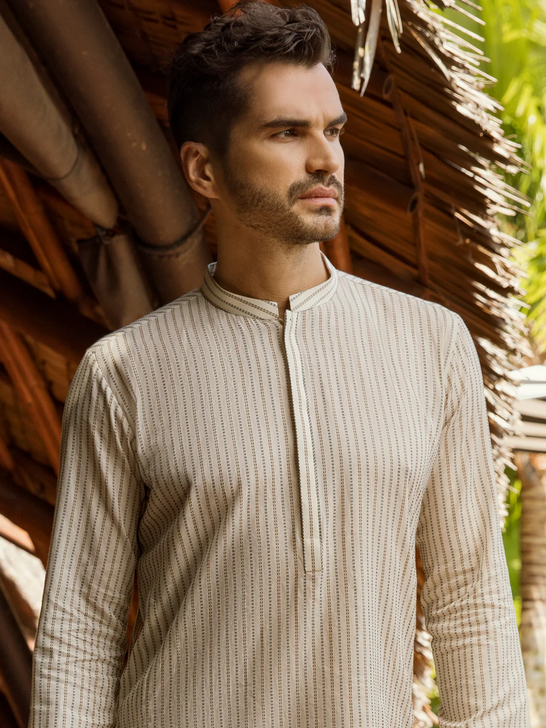 Cream Kurta - AL-K-1001 - Image 2