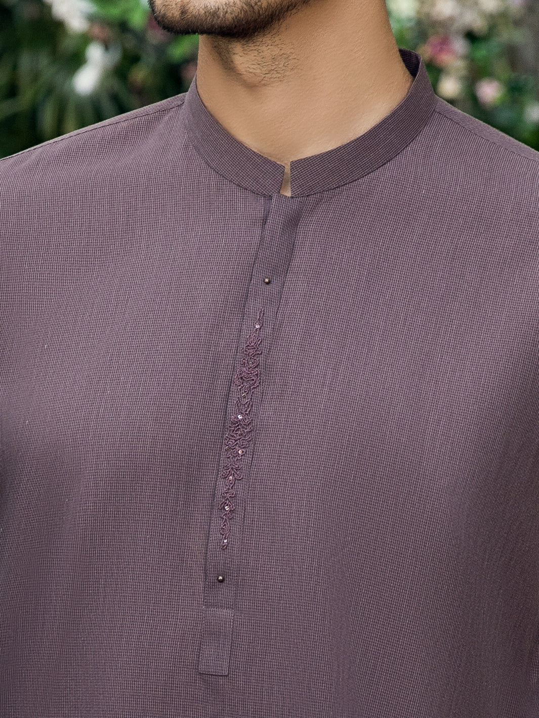 Purple Blended Kurta - AL-K-1008 - Image 2