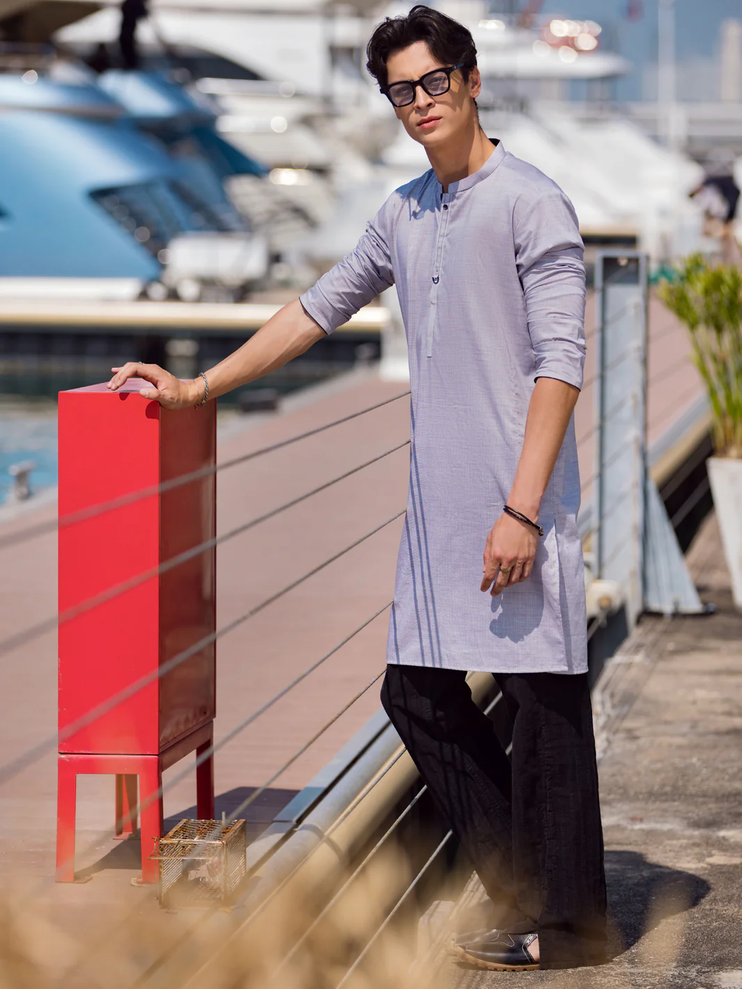 Light Purple Kurta - AL-K-1052