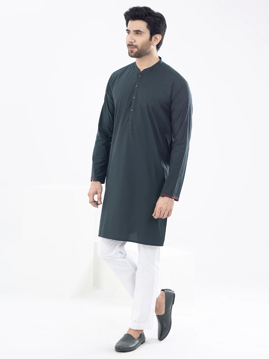Green Kurta - AL-K-1066