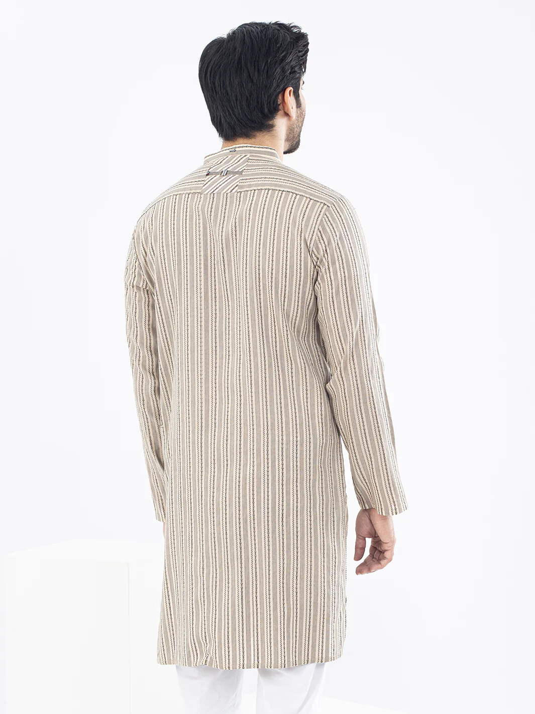 Cream Kurta - AL-K-1075 - Image 2