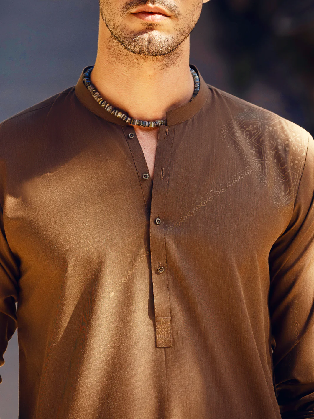 Brown Kurta - AL-K-1091 - Image 4