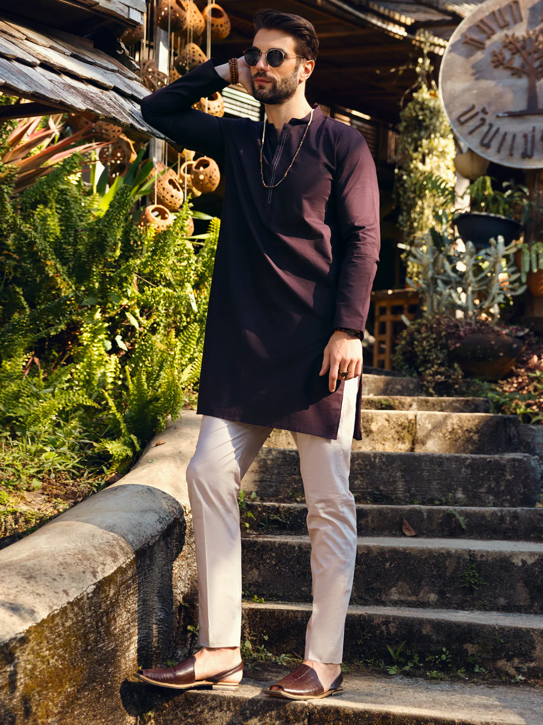 Purple Kurta - AL-K-1101