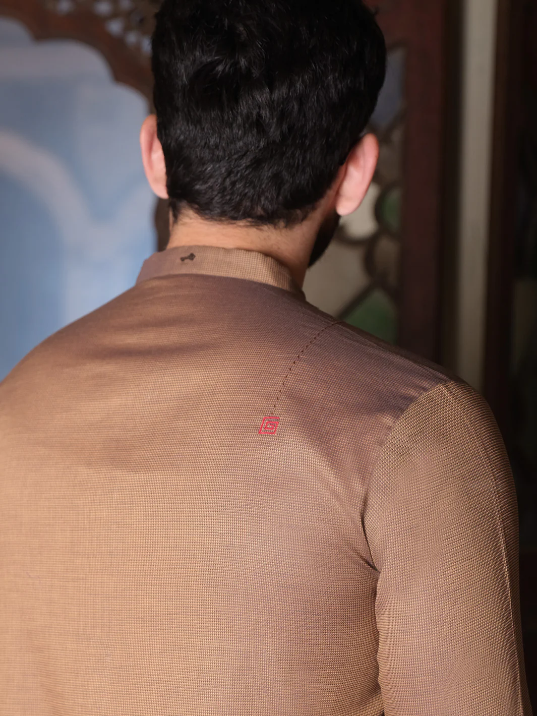 Brown Blended Kurta - AL-K-858 - Image 3