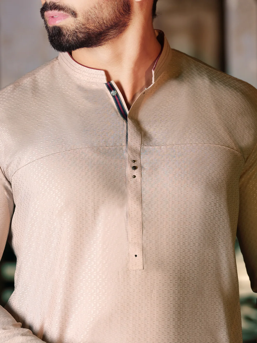 Sand Blended Kurta - AL-K-866 - Image 2
