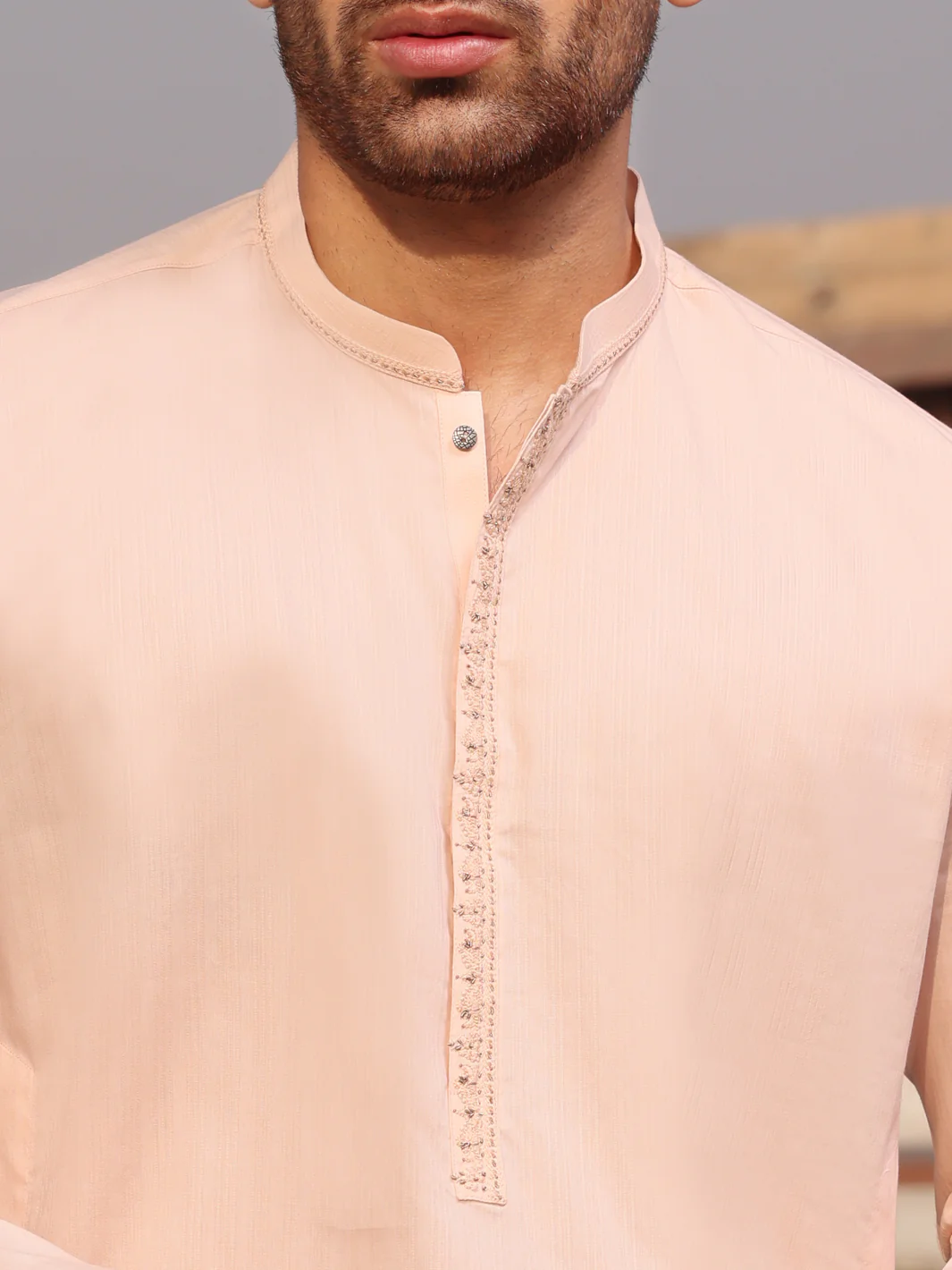 Pink Cotton Kurta - AL-K-892 - Image 2