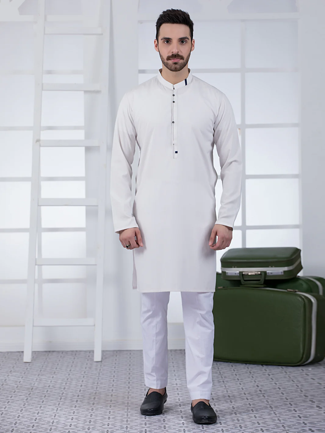 White Kurta - AL-K-986