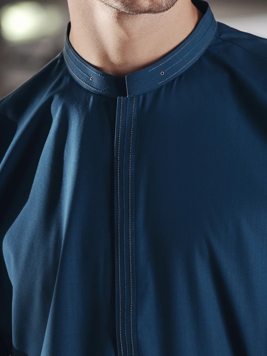 Blue Blended Kameez Shalwar -AL-KS-2737 - Image 2
