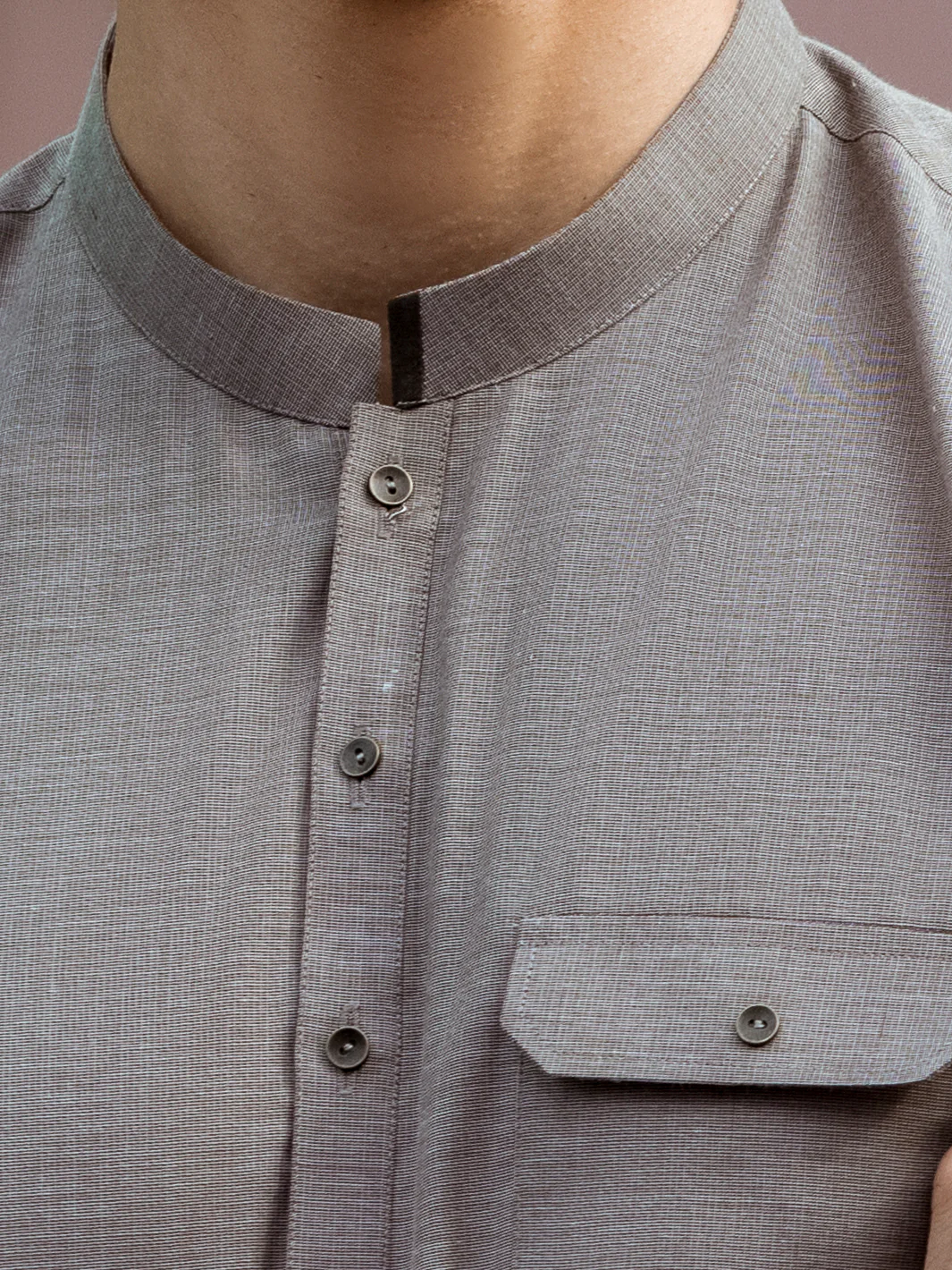 Grey Kurta Trouser - AL-KT-2673A - Image 4
