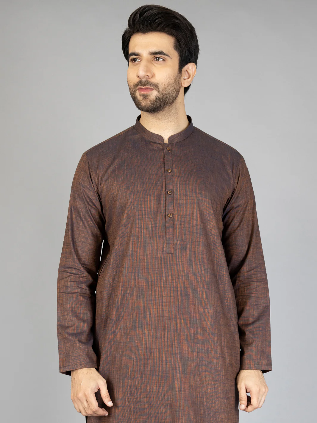 Purple Blended Kurta Trouser - AL-KT-2889 - Image 4