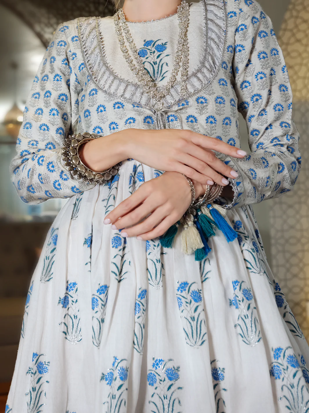 White Dobby Tunic - AL-LK-718 - Image 2