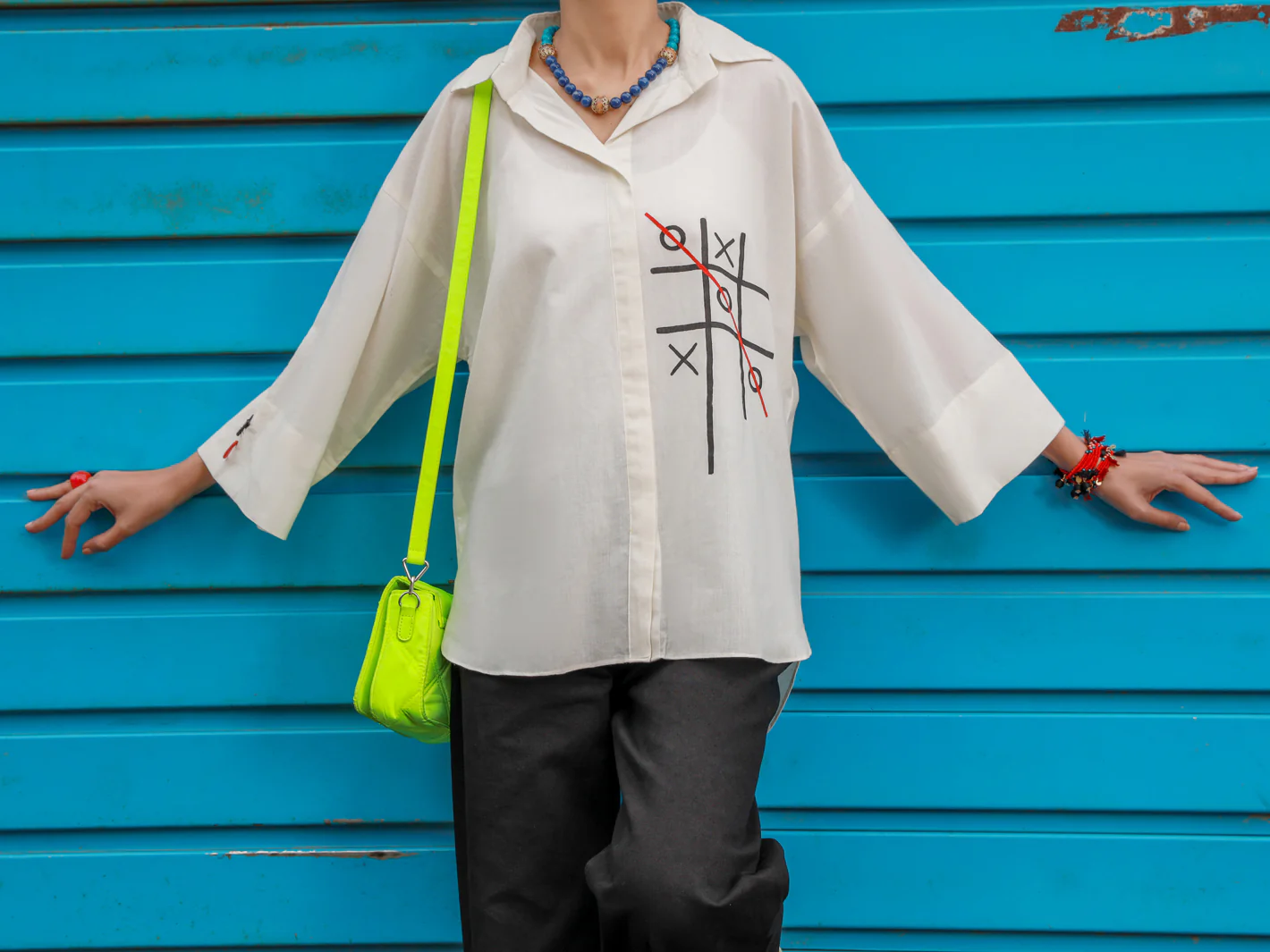 White Cambric Tunic - AL-LK-852 - Image 4