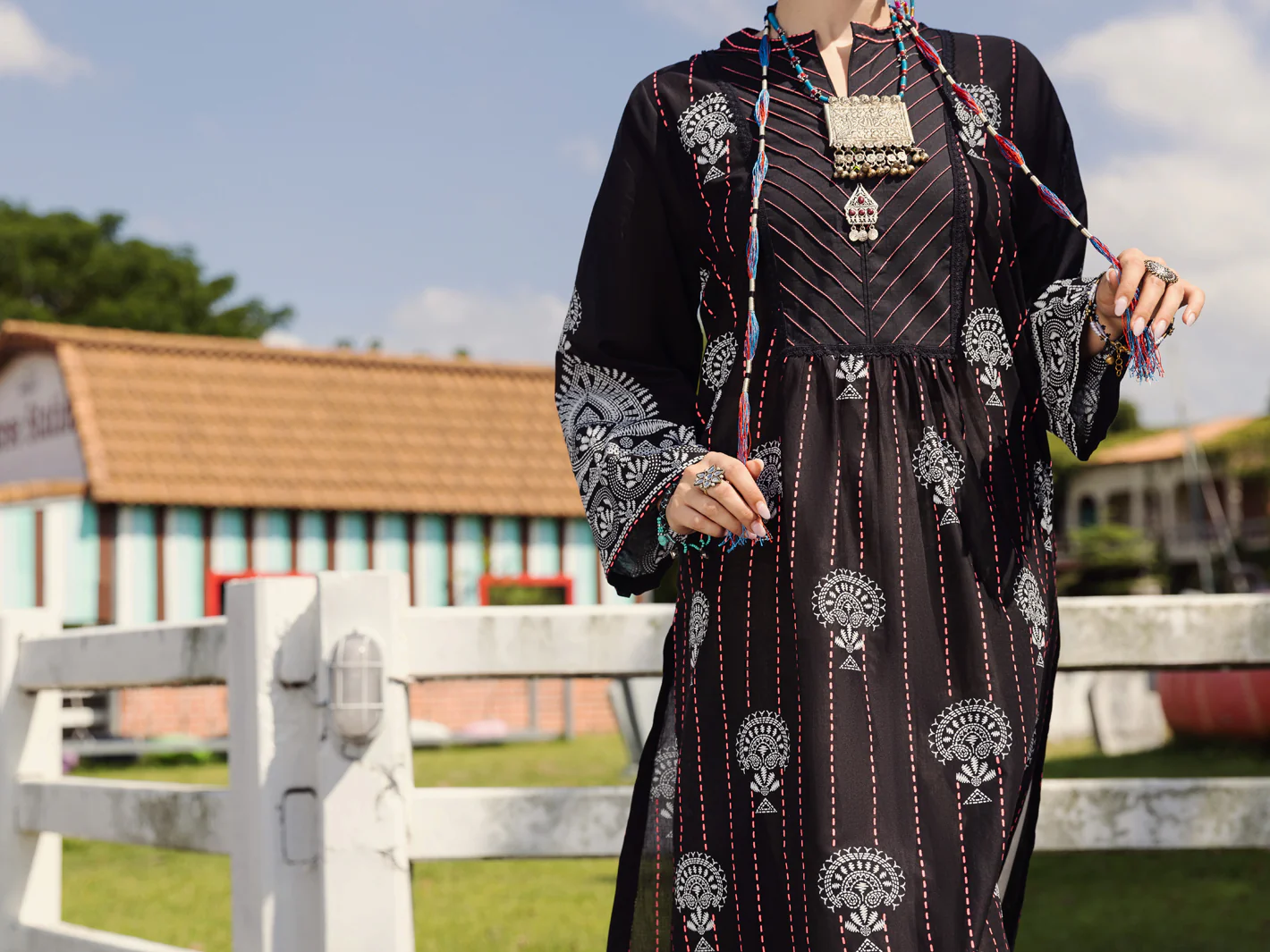 Black Kurti - AL-LK-868 - Image 4