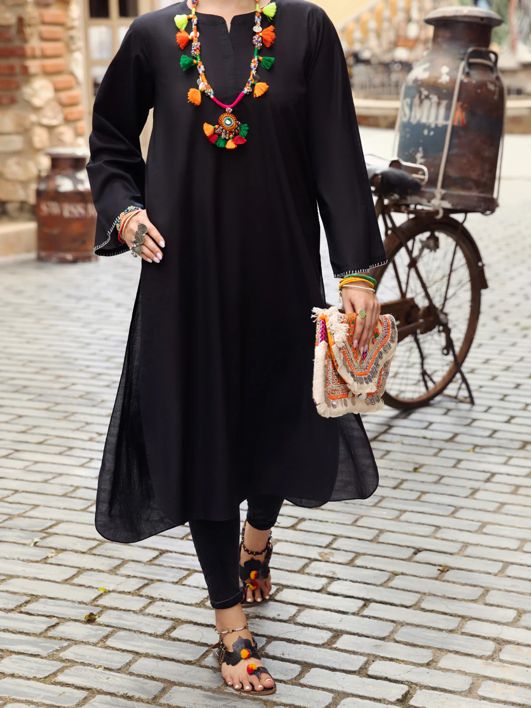 Black Kurti - AL-LK-871