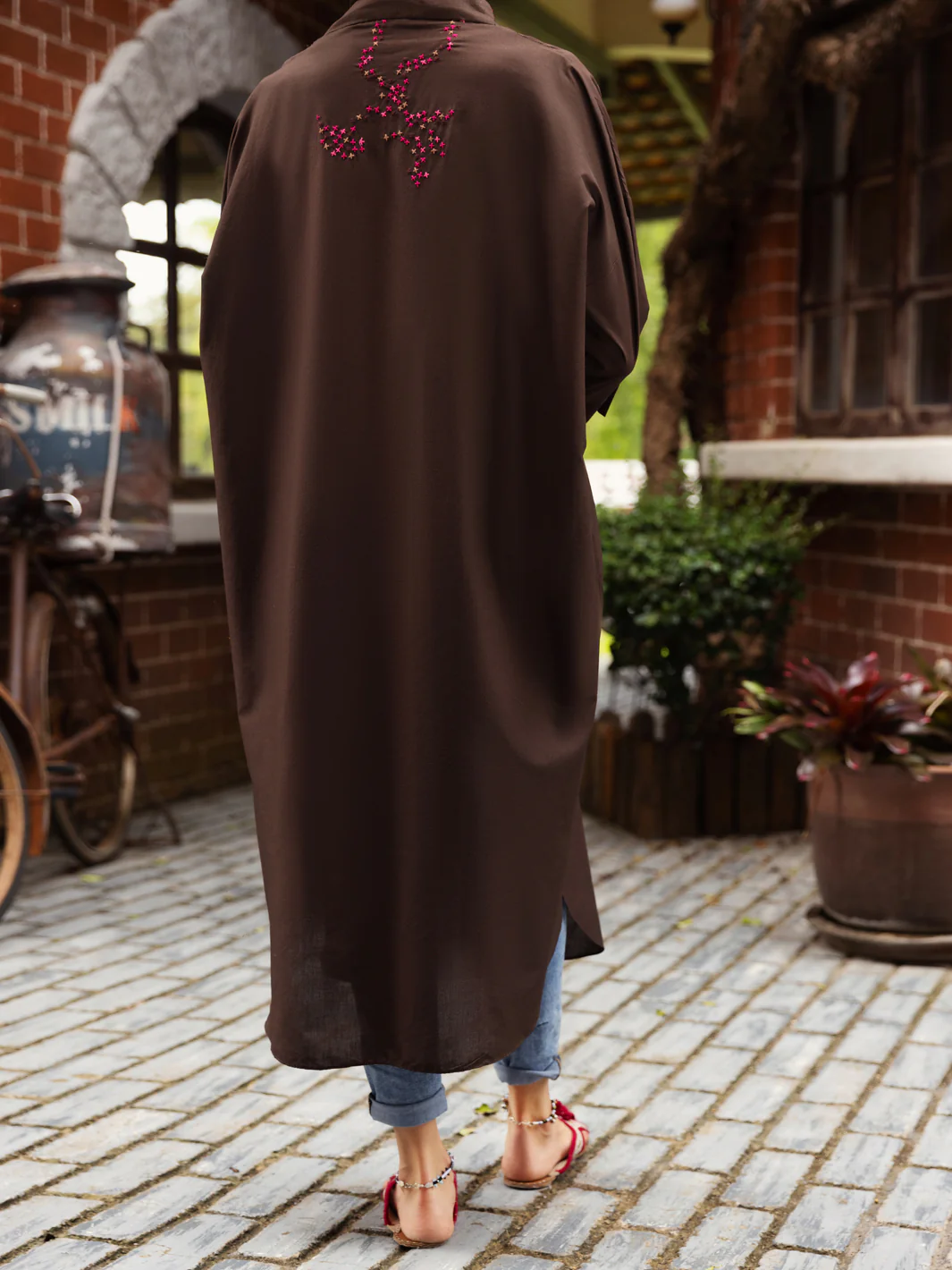 Brown Kurti - AL-LK-876 - Image 2