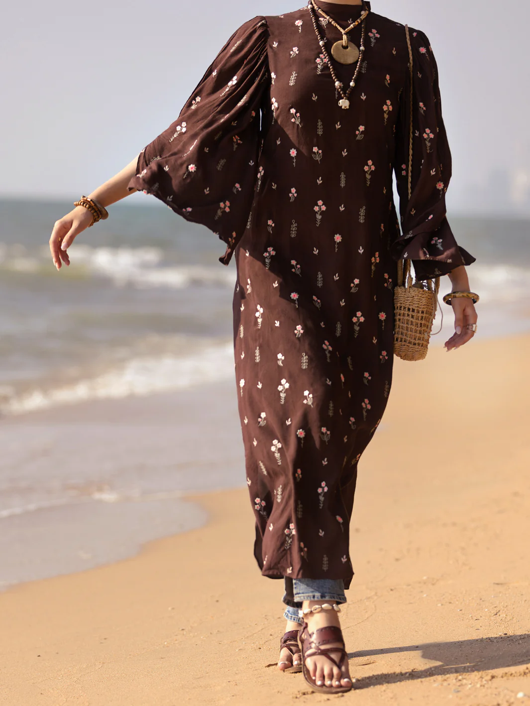 Brown Kurti - AL-LK-889