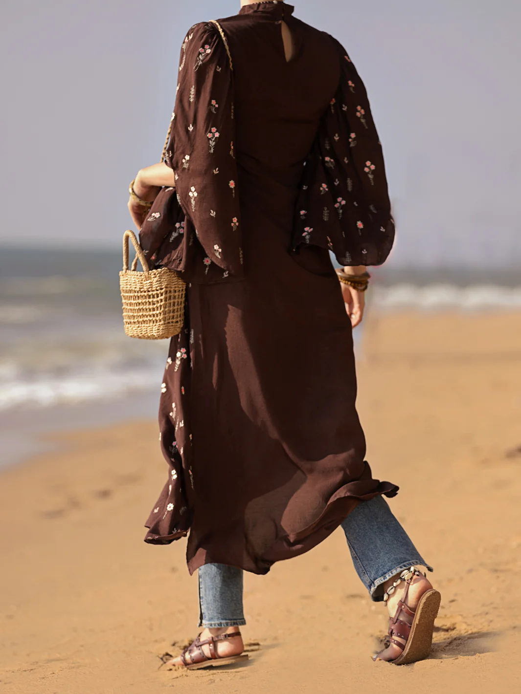 Brown Kurti - AL-LK-889 - Image 2