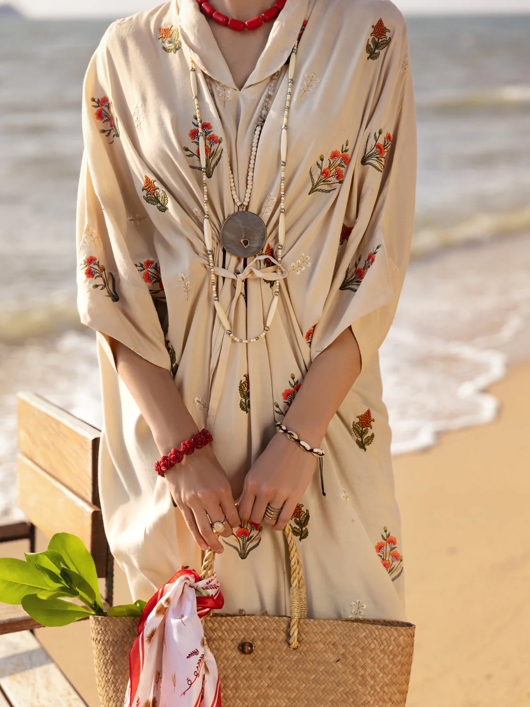 Off White Kurti - AL-LK-890 - Image 3