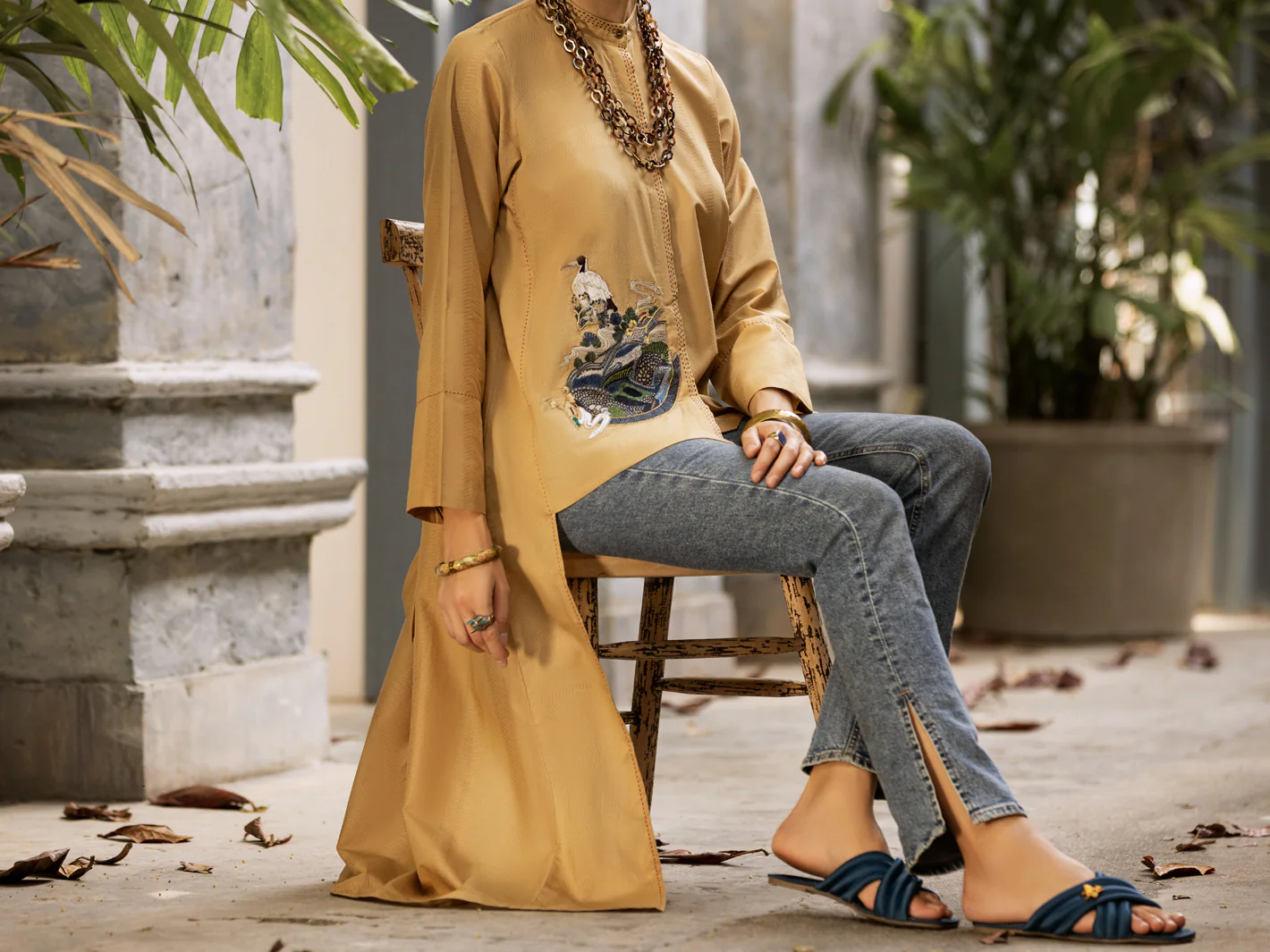 Khaki Kurti - AL-LK-898 - Image 4