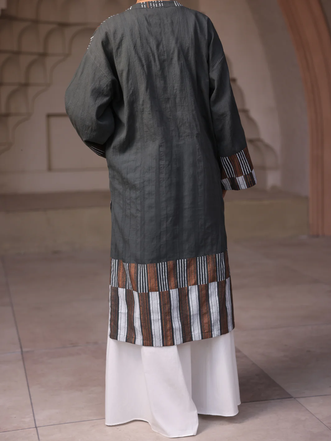 Grey Kurti - AL-LK-913 - Image 2