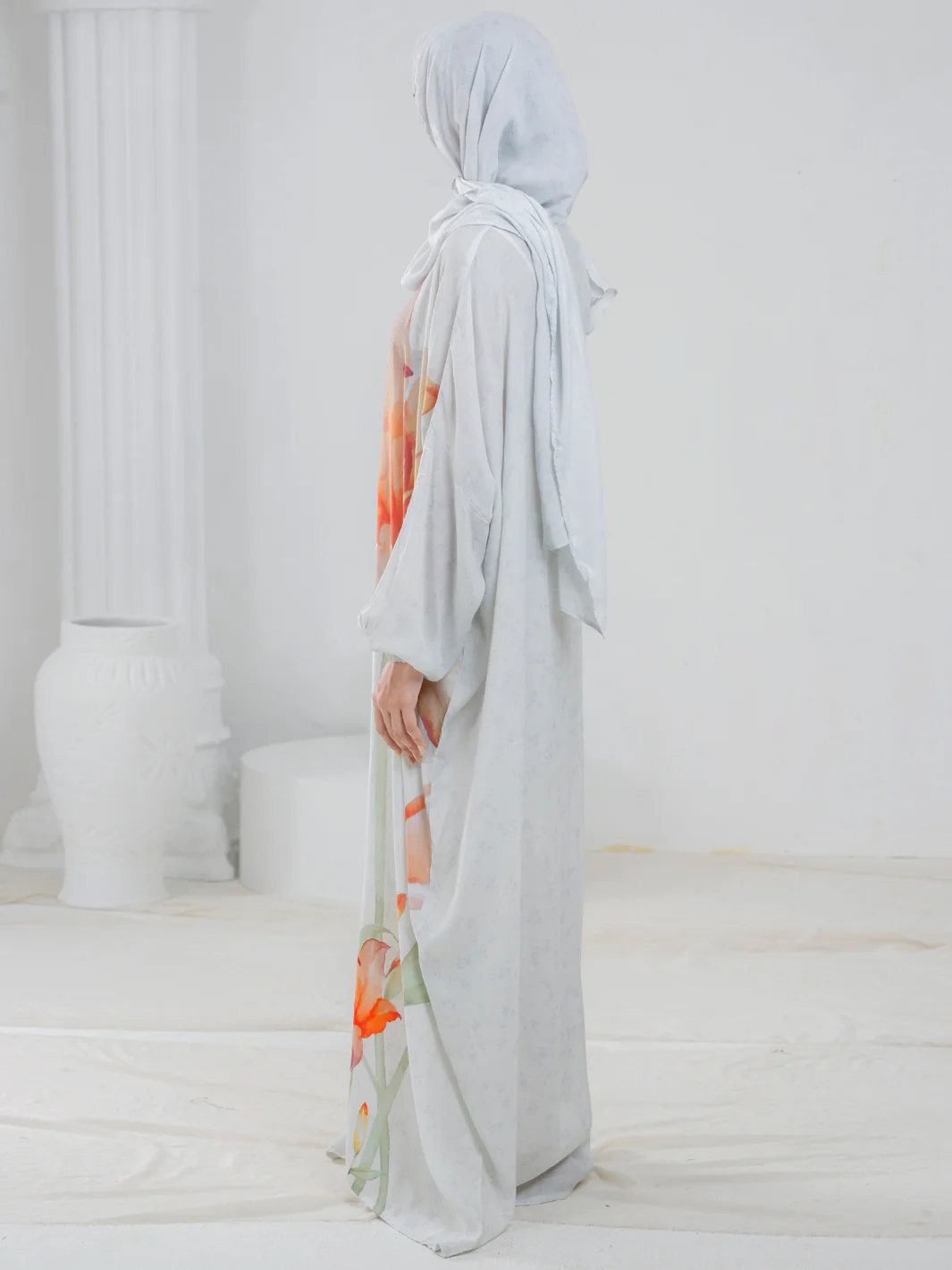 Cream Kurti - AL-LK-945 - Image 3