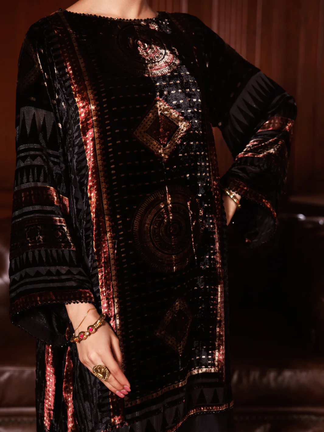 Multicolor Palachi Formal 2Pc Stitched - AL-LS-LKS-558 - Image 3