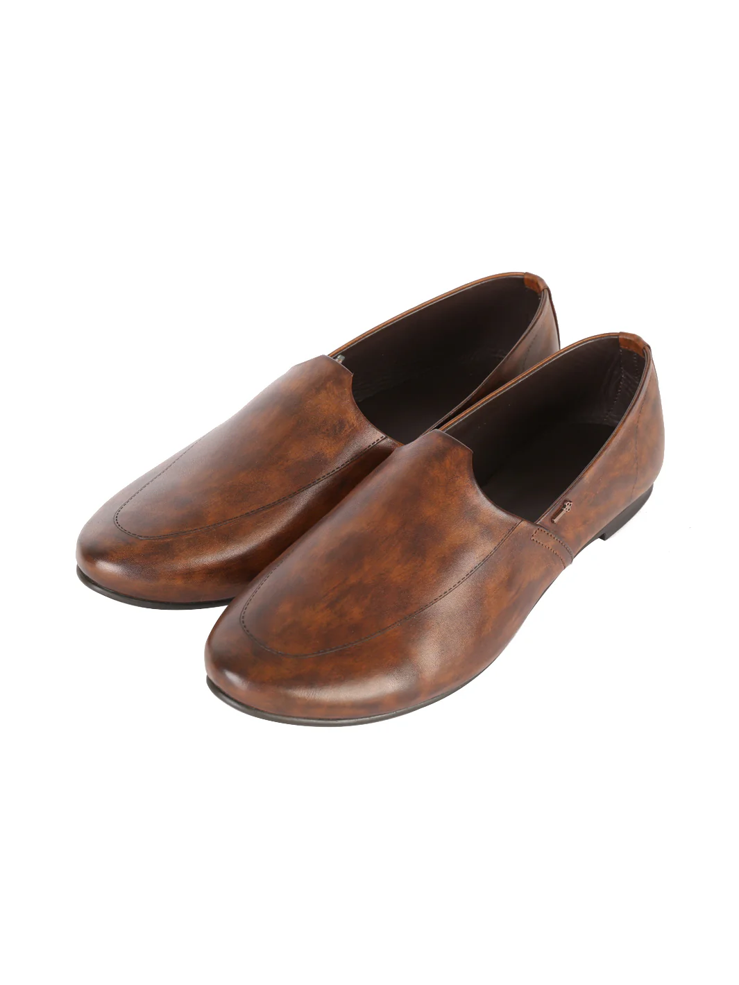 Brown Leather Slip-On - AL-MSHO-003-R1-21