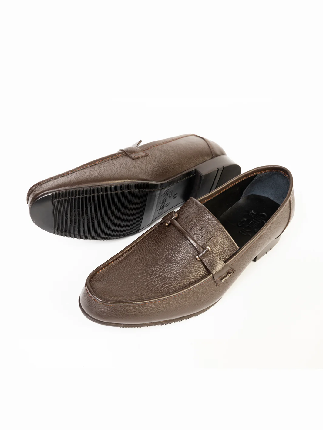 Brown Leather Shoes - AL-MSHO-035 - Image 2