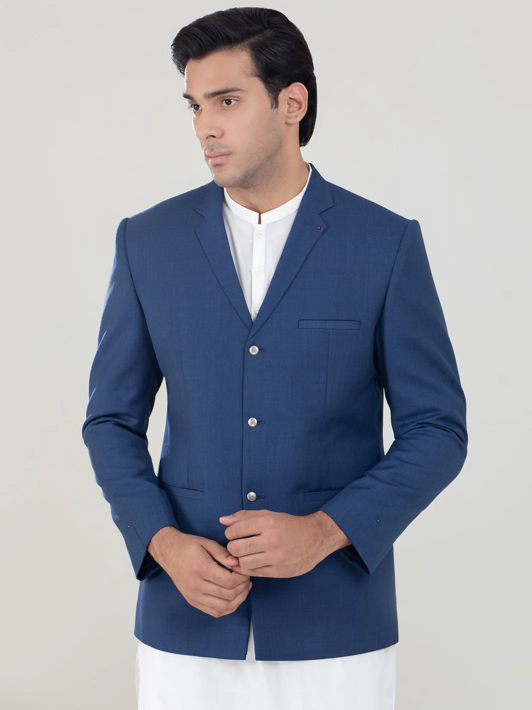 Blue Blended Prince Coat - AL-PCS-050 - Image 4