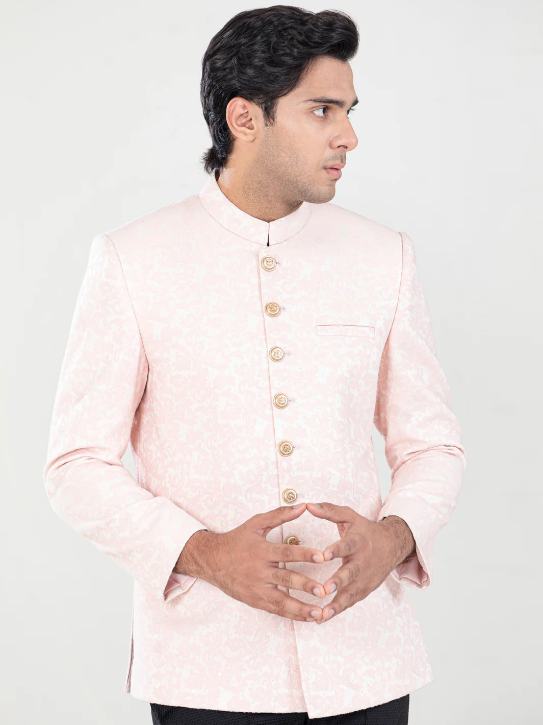 Pink Blended Prince Coat - AL-PCS-059 - Image 6