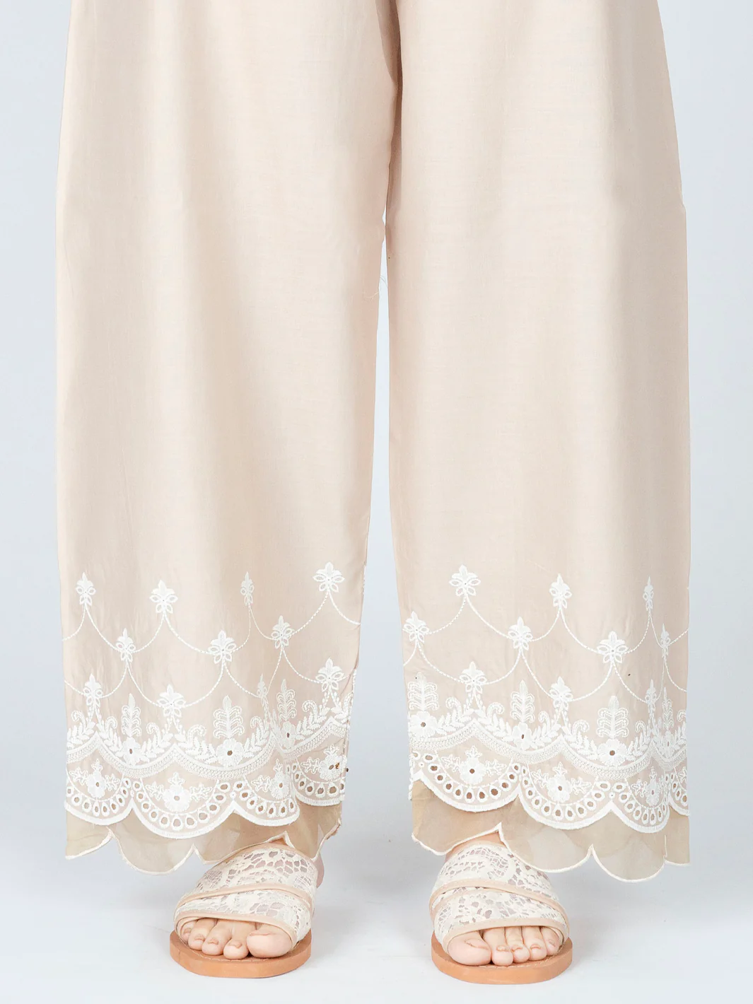 Beige Lawn Trouser - AL-T-563