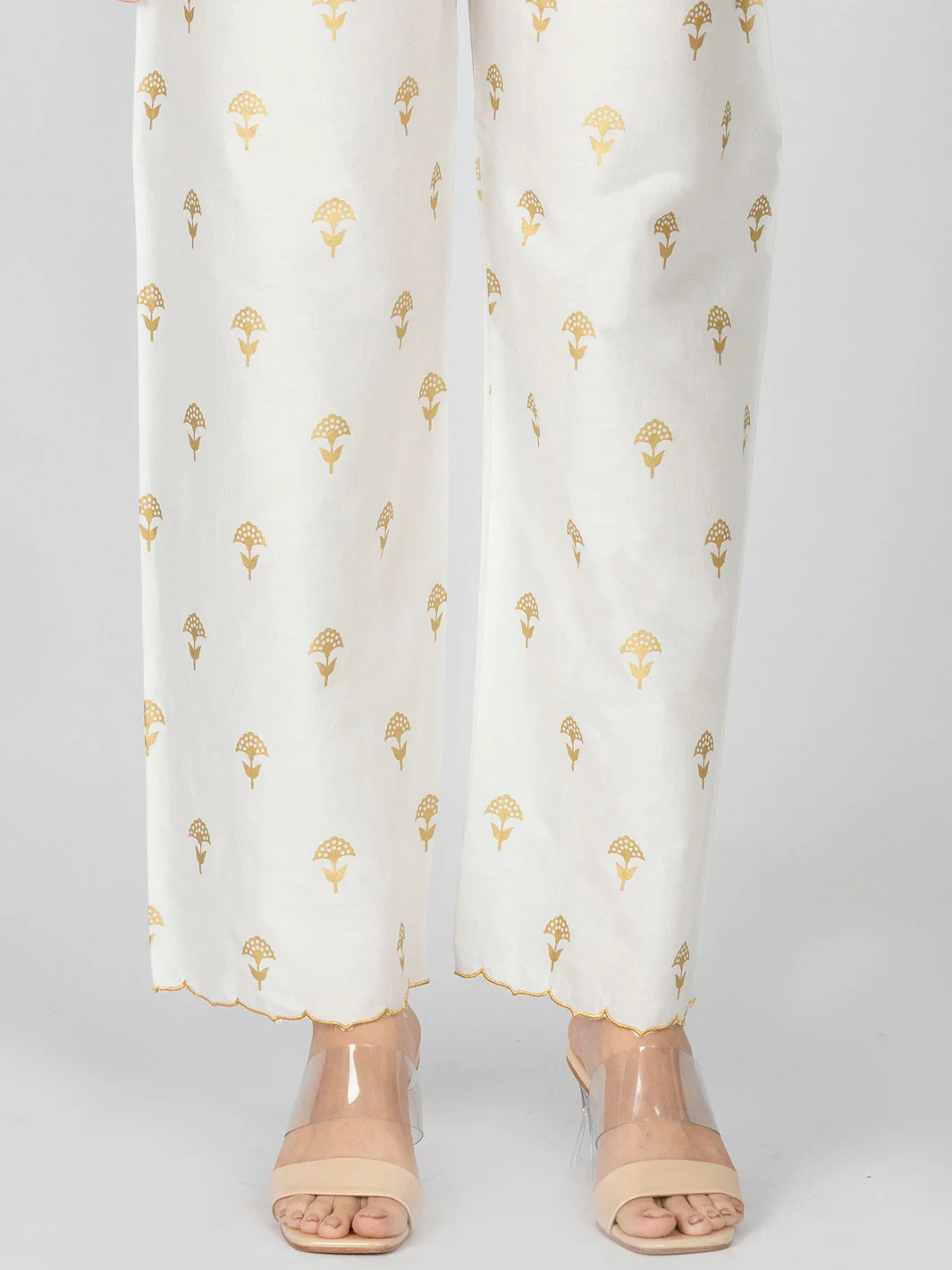 White Lawn Trouser - AL-T-565A - Image 2