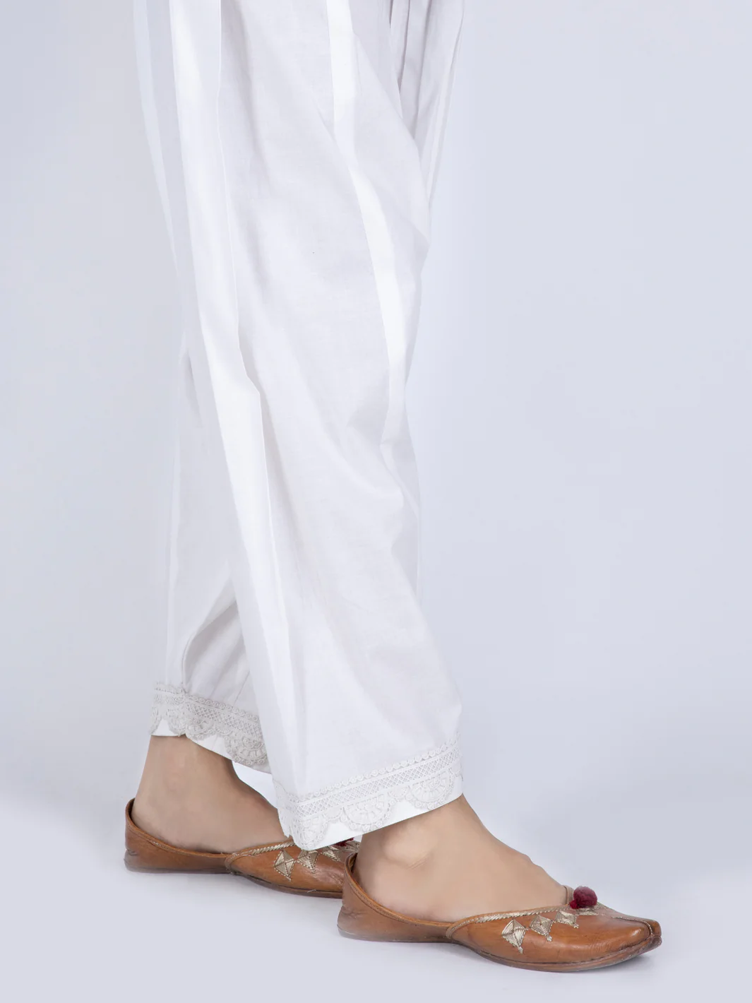 White Cambric Trouser - AL-T-620 - Image 2