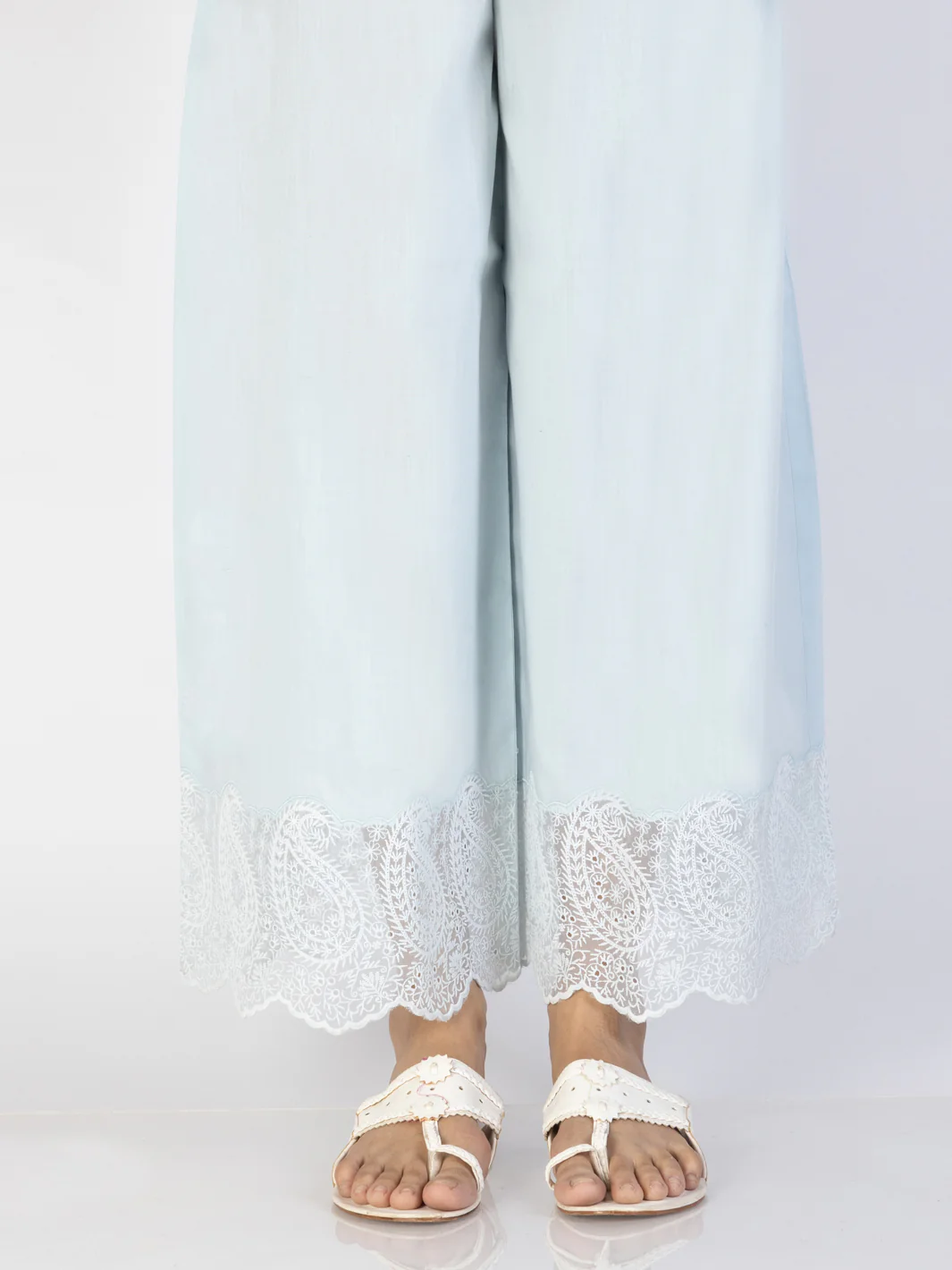 Sky Blue Cambric Trousers - AL-T-697