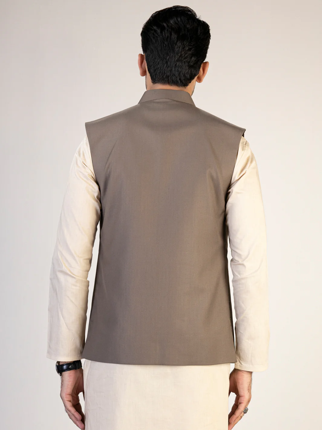 Brown Blended Waistcoat - AL-WC-479 - Image 3