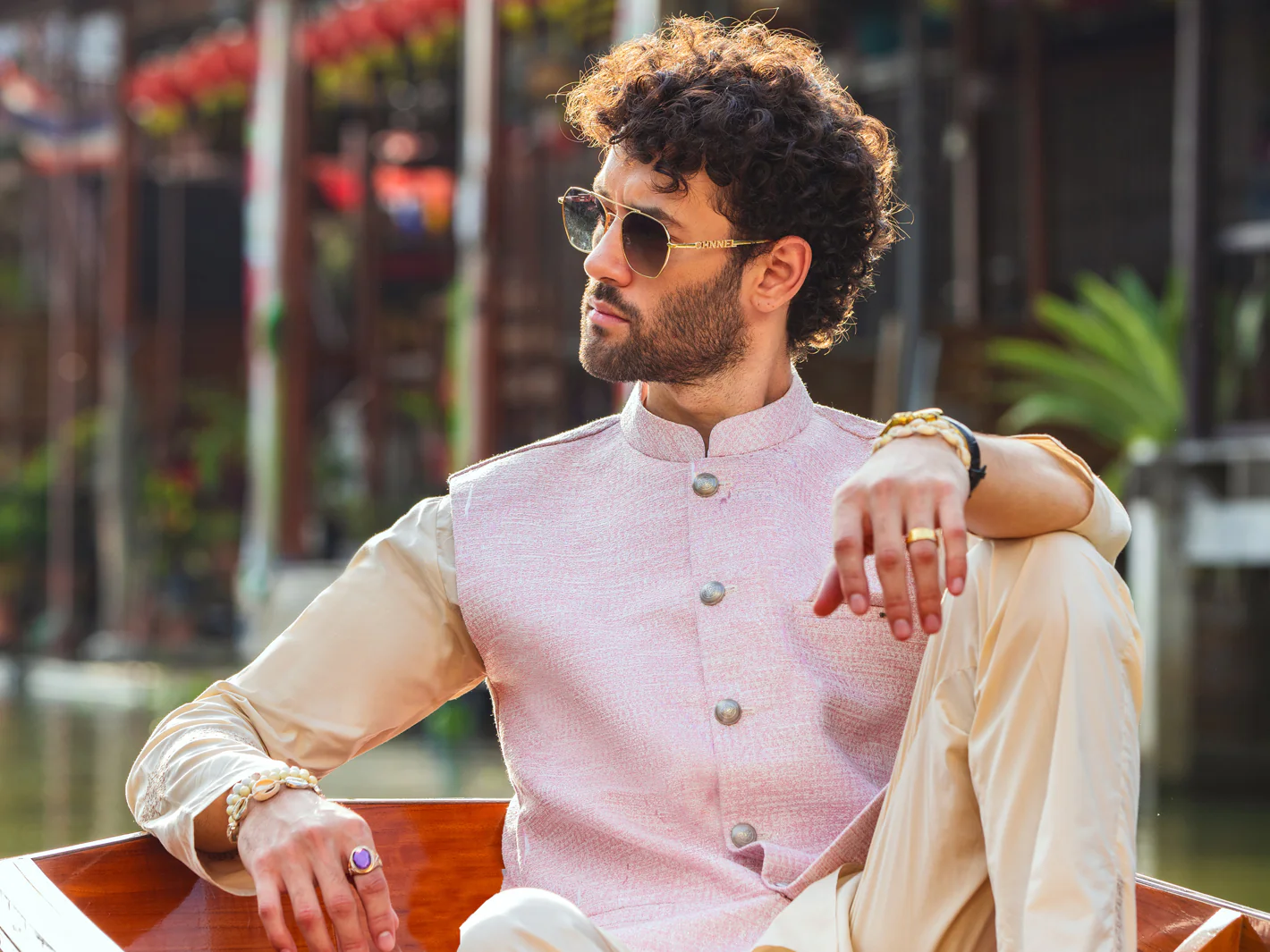 Pink Blended Waistcoat - AL-WC-526 - Image 3