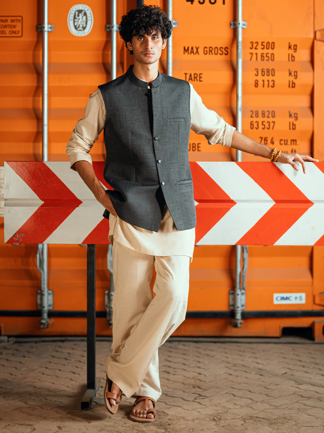 Charcoal Grey Waistcoat - AL-WC-597 - Image 5