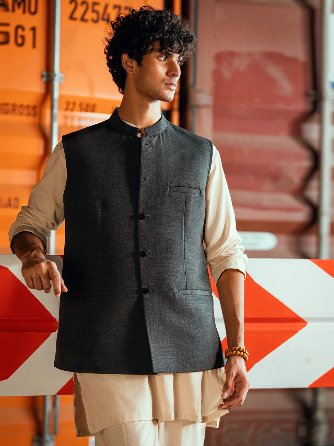 Charcoal Grey Waistcoat - AL-WC-597 - Image 7