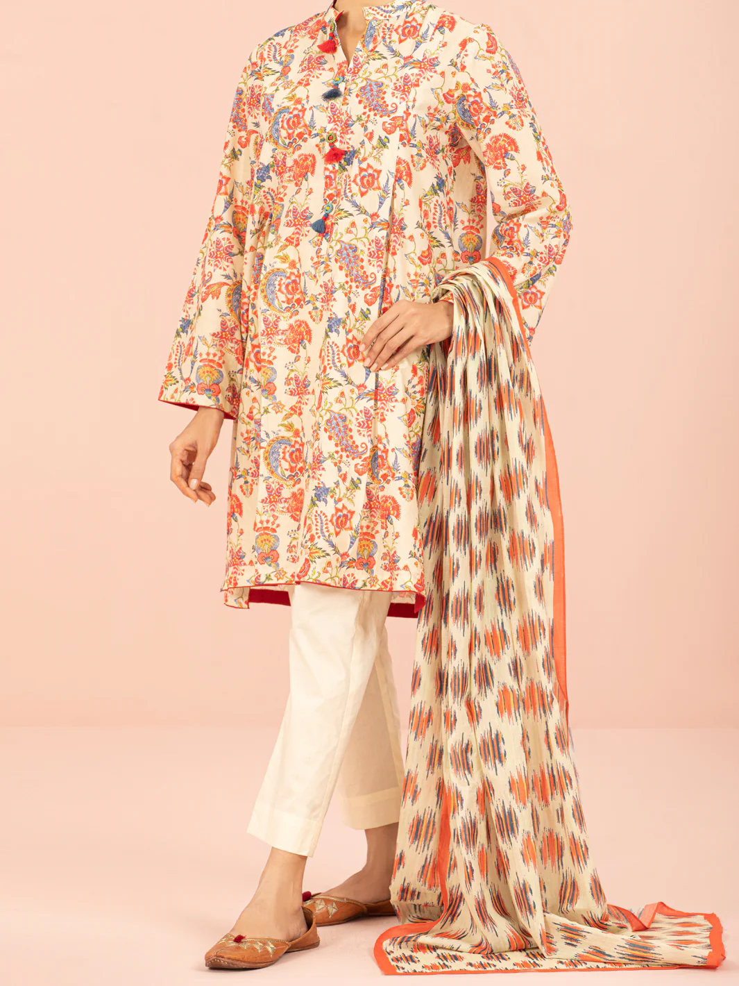 Multicolor Lawn 2 Piece Unstitched - ALP-2PS-1557