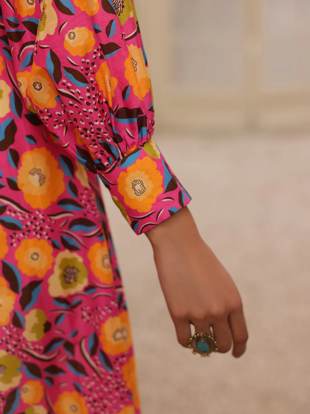Fuchsia Lawn 2 Piece Unstitched - ALP-2PS-1681 - Image 2