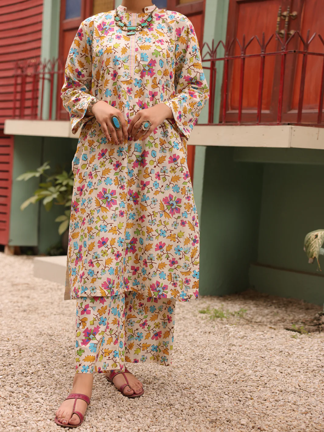 Aqua Lawn 2 Piece Unstitched - ALP-2PS-1683