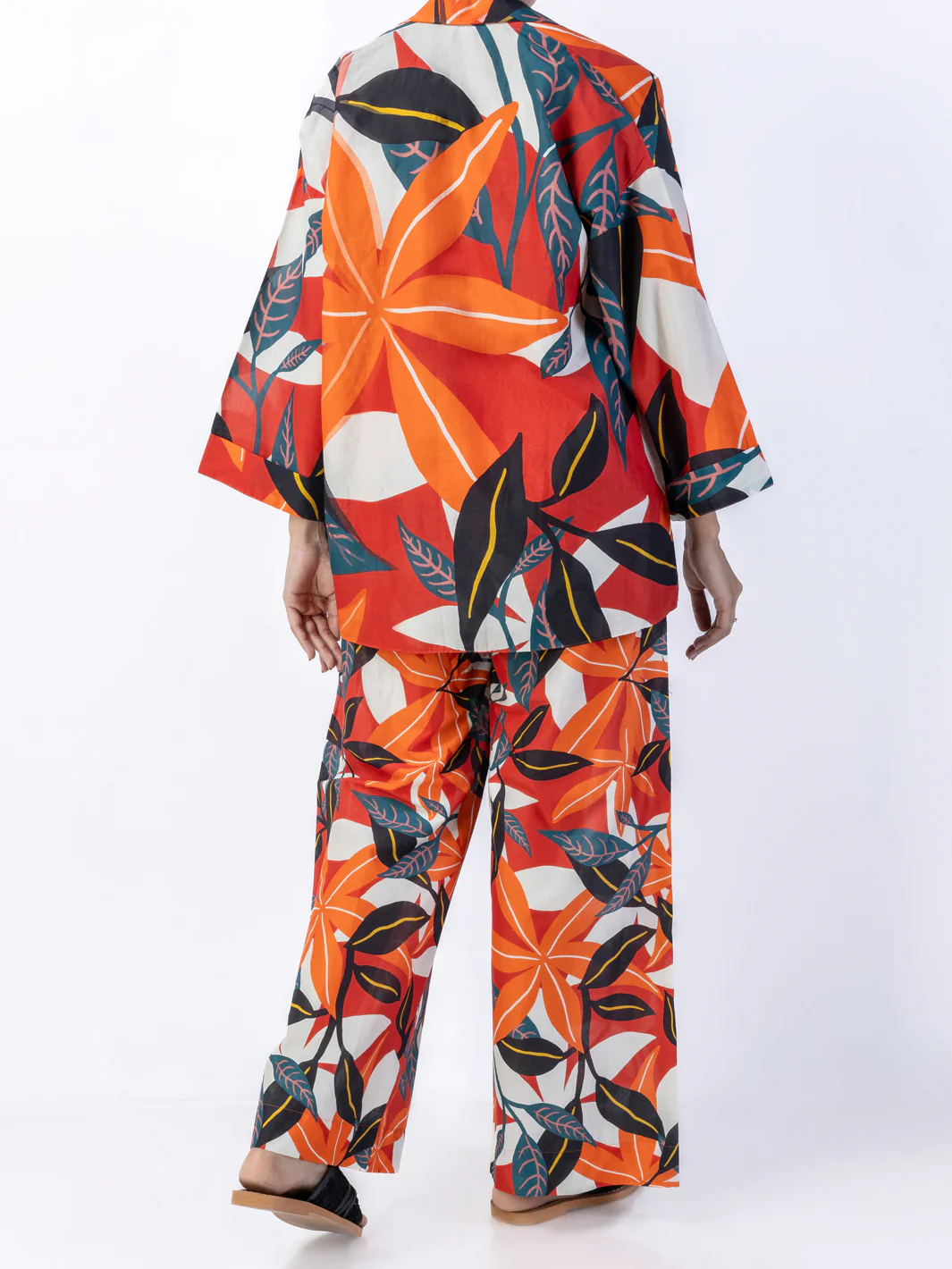 Orange Lawn 2Pc Unstitched - ALP-2PS-1790 - Image 2