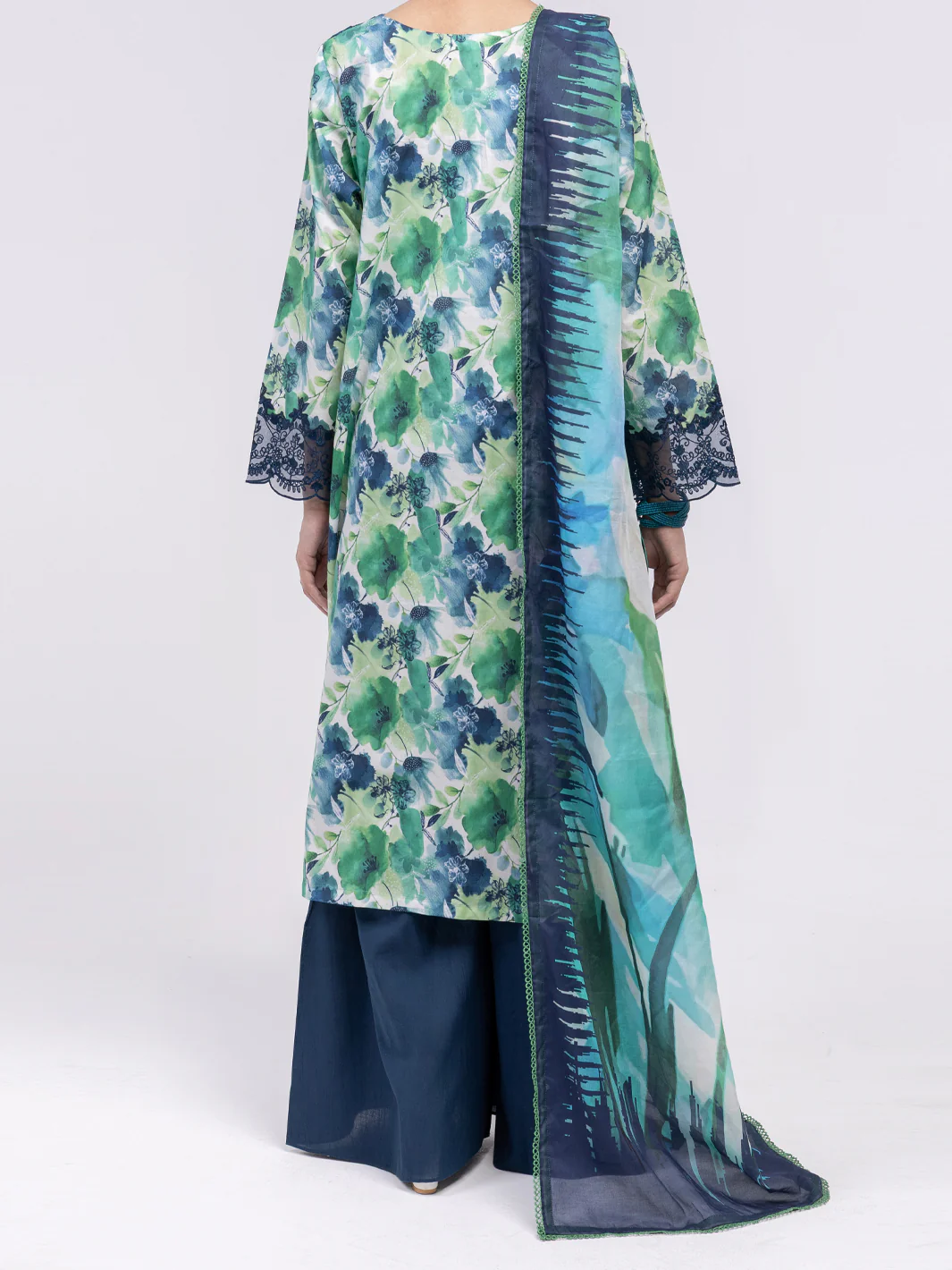 Green Lawn 2Pc Unstitched - ALP-2PS-LKD-2473 - Image 3
