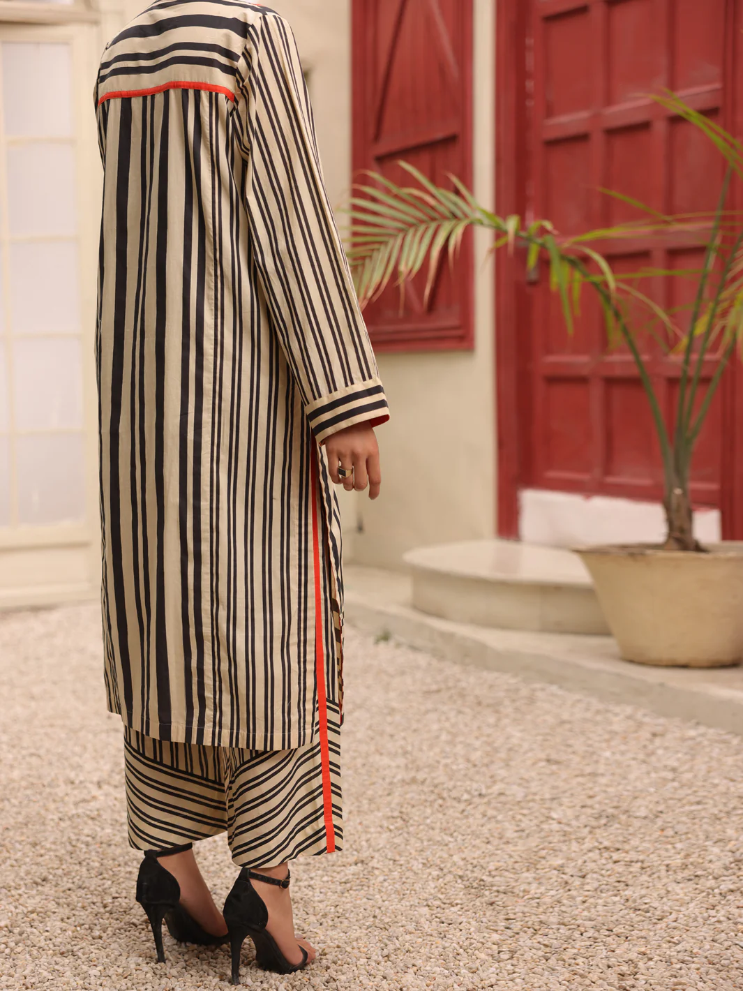 Beige Cambric 2 Piece Stitched - ALP-2PS-LKS-1697 - Image 2