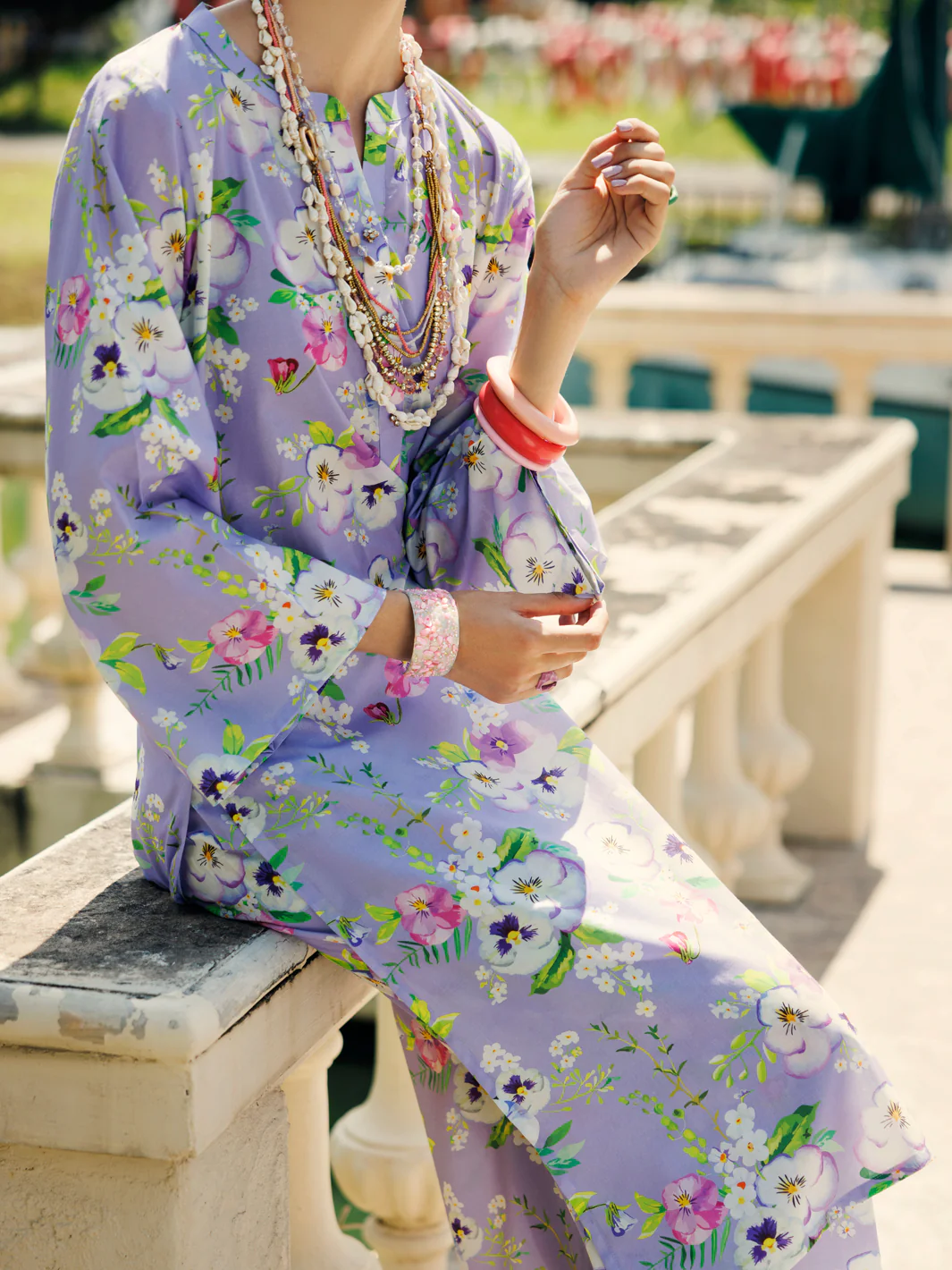 Light Purple Lawn 2 Piece Stitched - ALP-2PS-SLKS-2091 - Image 4