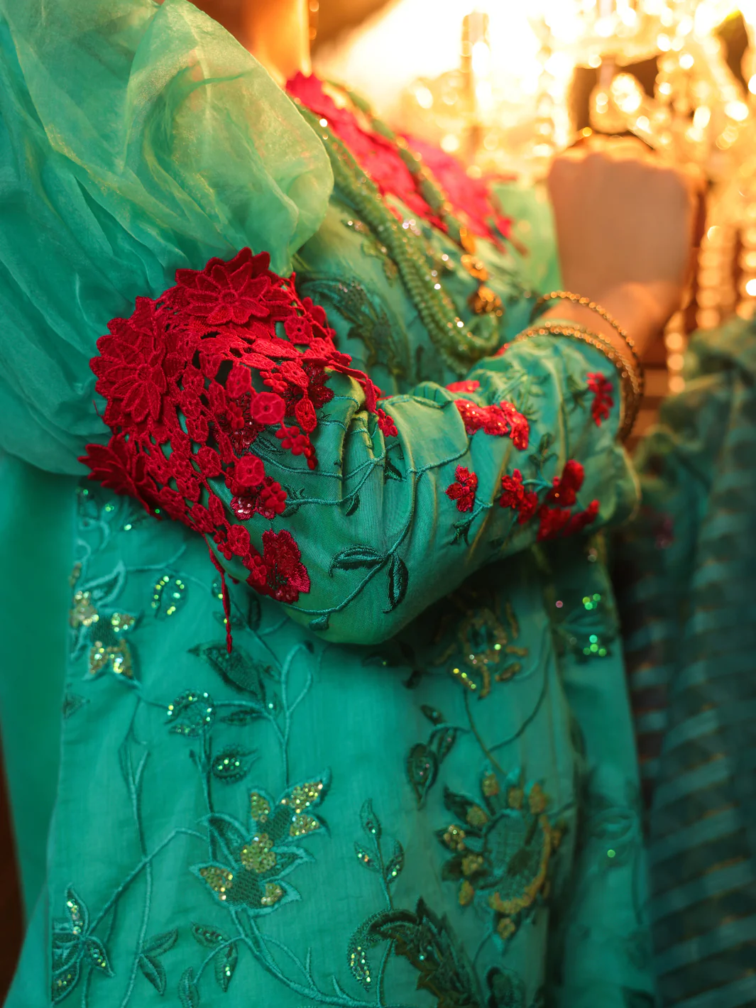 Turquoise Modal 3 Piece Stitched - ALP-3PS-1288 - Image 3